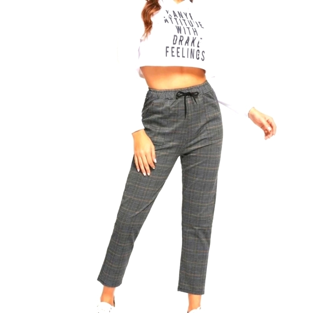Plaid Joggers